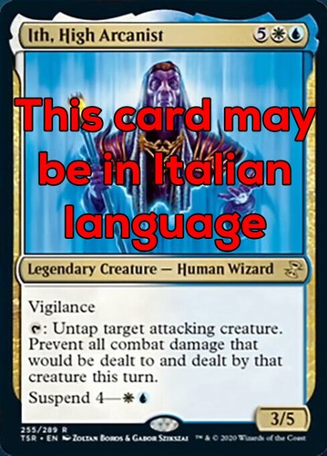 Mtg ith high arcanist - high, foil