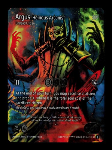 Argus heinous arcanist kryptik - heinous,
