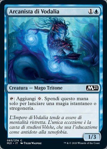 Mtg vodalian arcanist - exc,