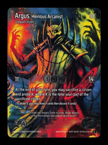 Argus heinous arcanist kryptik - argus,