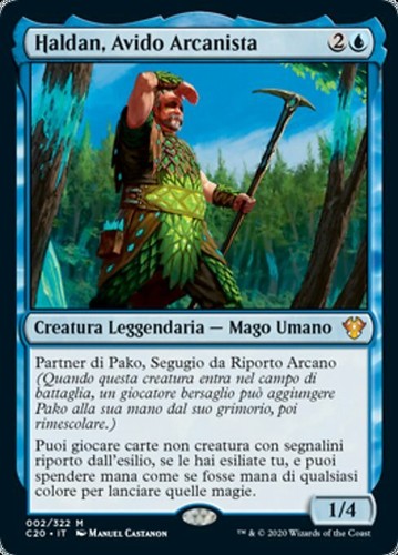 Mtg haldan avid arcanist - mtg, exc