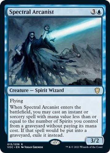 Spectral arcanist voc - -, [voc